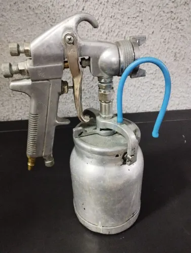 Pistola de pintura completa com tanque