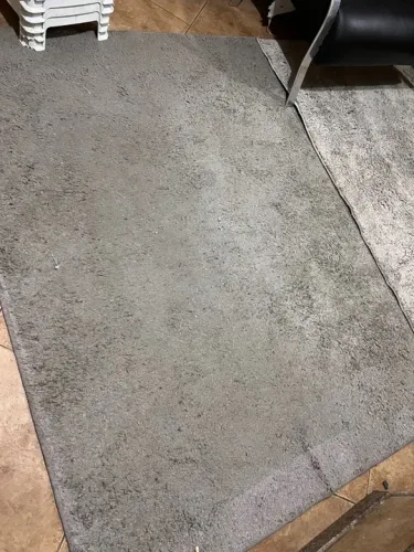 Tapete Peludo Cinza