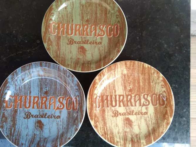 Jogos de Pratos Churrasco Brasileiro