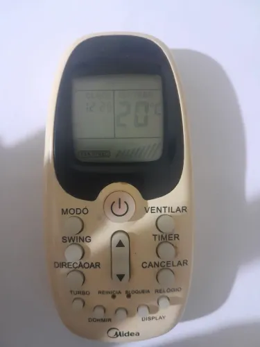 Controle Remoto Ar Condicionado Midea
