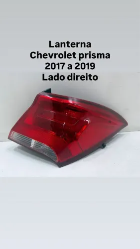 LANTERNA CHEVROLET PRISMA LADO DIREITO 2017 a 2019 