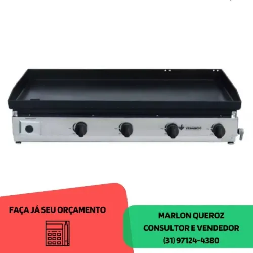 Chapa Venâncio 1M 4 Queimadores