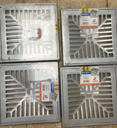 Vendo Conjunto de Grelhas 30x30 - Novas, Lacradas - Linha Pedestre (LGMAIS)