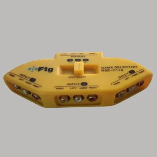 PROMOÇÃO! Chave Seletora Áudio Vídeo RSE 3x1 Para Video Game Blu-ray - Cable