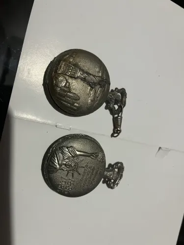 2 relógios de bolso vintage antigos 