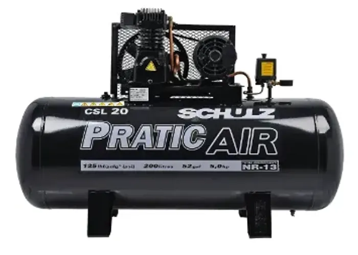 Compressor de Ar Schulz Pratic Air CLS 20 Uso Profissional 