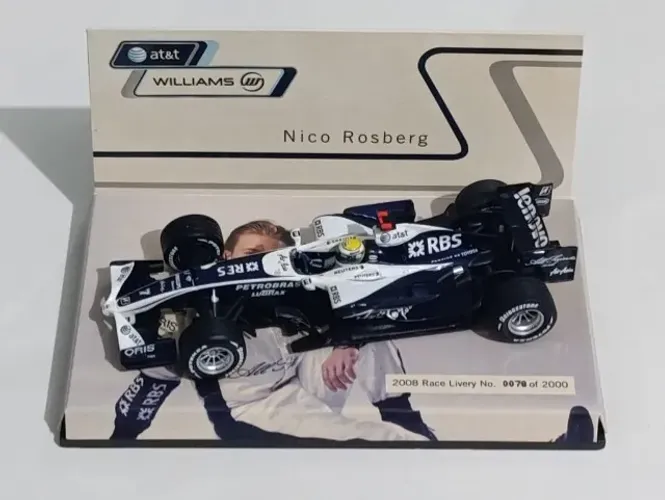 Miniatura Williams 2008 - 1:43 Nico Rosberg (Usado)