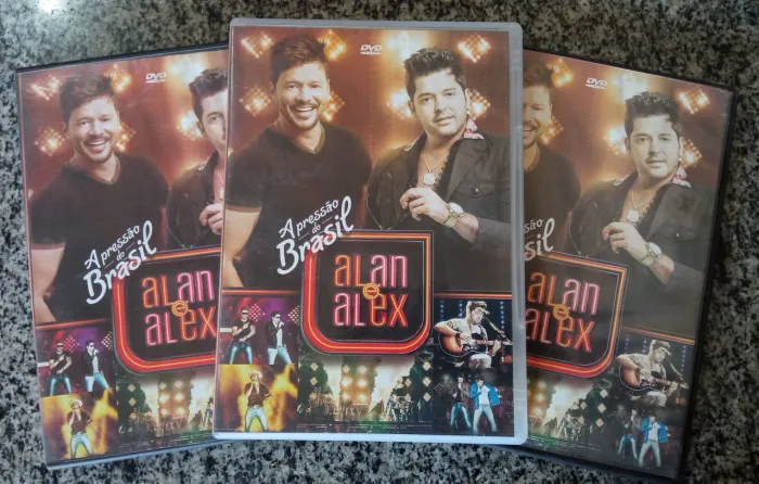 DVD A Pressão do Brasil - Alan e Alex 40 DVDs 