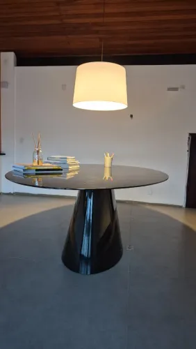 Luminária pendente branco em acrílico 52Ø