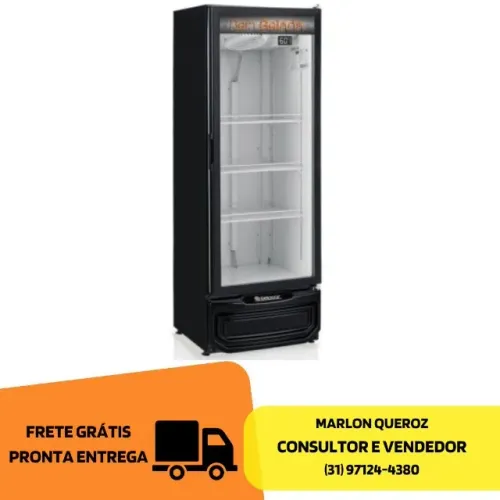Cervejeira Gelopar 410 Litros Porta de Vidro 127-220v