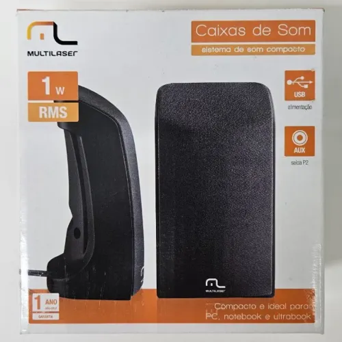 Caixas de Som - Sistema de Som Compacto - Multilaser