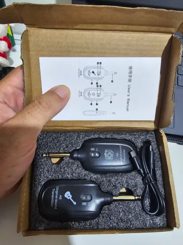 Transmissor P10 para P10 sem fio. Otimo produto para Instrumentos. Poucas unidades.