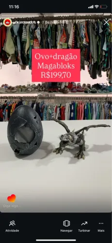 Ovo com dragão 