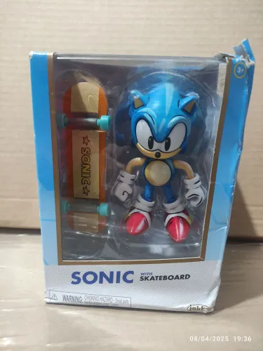 Sonic com Skate jakks pacific Gold 