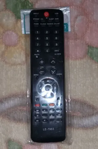 LE7963 Controle Remoto Compatível H-Buster HBtv32D03HD Novo HTR-D19 Fbg7963