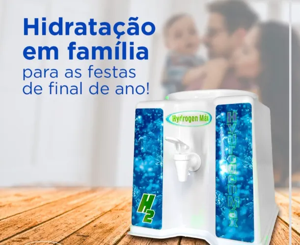 Filtro de hidrogênio molecular para galão 