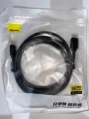 Cabo Hdmi Baseus 2.1 8k/4k 120hz 2m Pc/ps5/xbox/tv