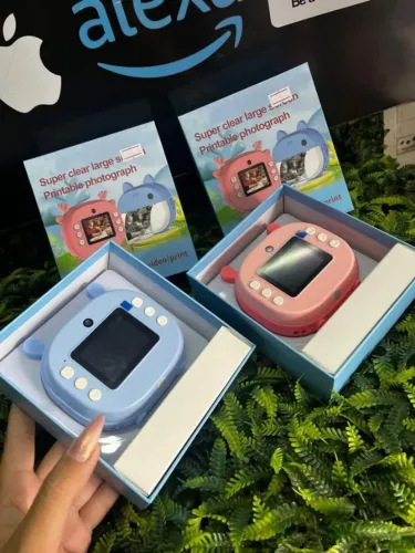 Maquina Fotográfica Infantil com Impressão de Fotos em Preto e Branco