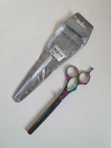 Tesoura Semi Dentada 7" furta-cor BSZ do Brasil