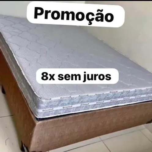 Cama box colchão novo