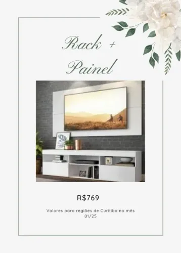 Promoção Rack + Painel 60''- 20/01/25