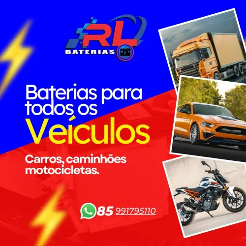 Baterias para todos os veículos - RL Baterias