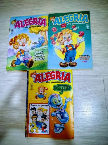 Gibis coleção ALEGRIA em quadrinhos - venda avulsa