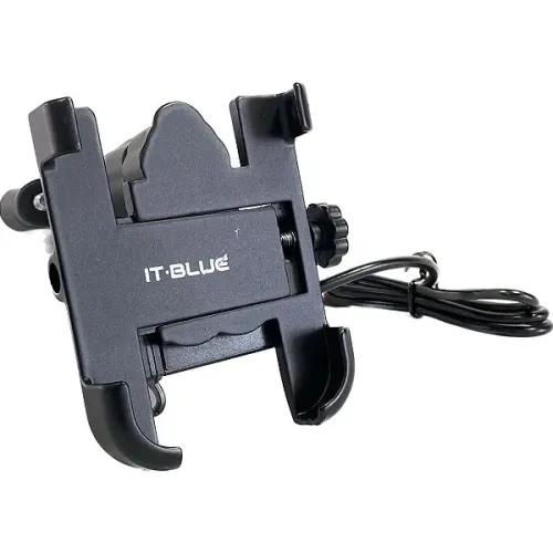 Suporte de Celular Para Moto de Alumínio com Carregador USB - It-Blue em São Luís ma