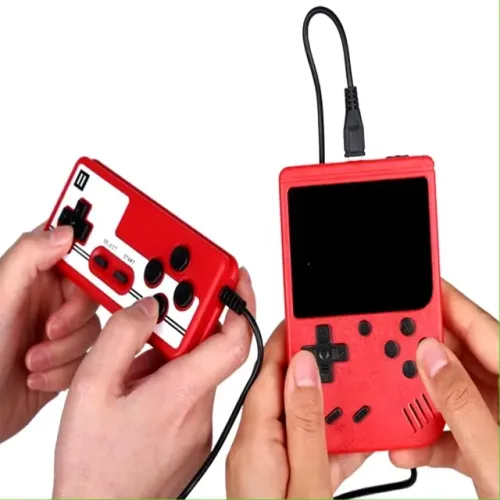 Super Mini Game 2 jogador Lcd 3 Av 400 Jogos Multiplayer C/ Controle