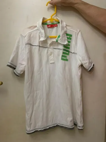 camisa polo infantil puma tamanho m 
