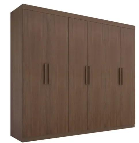 Guarda Roupa Grande Marrom 100% MDF
