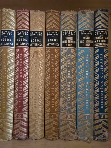 Coleção livros bolo festa - 6 peças