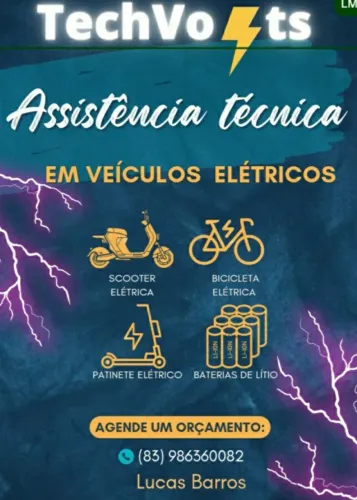 Conserto e manutenção e bicicleta elétrica scooter eletrica moto elétrica 