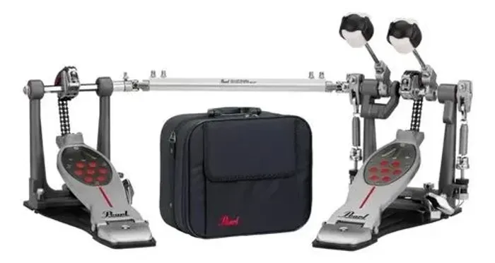 Pedal Duplo de Bateria Pearl Eliminator Redline P-2052C novo, R$4.900,00