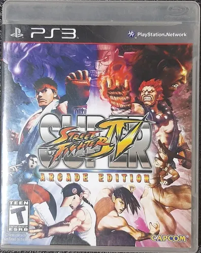 Super street fighter iv arcade edition ps3 semi-novo