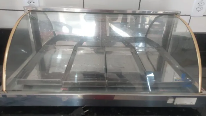 Estufa para salgados  Expositora para Comércio