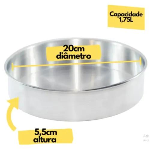 Assadeira Redonda 20cm