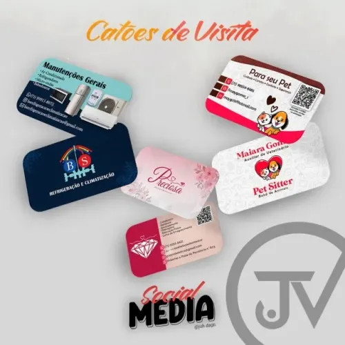 Design Cartão de Visita em Alta Resolução