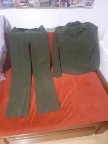 Conjunto Social Feminino Verde
