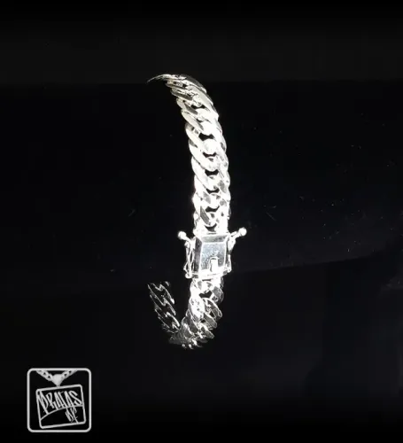 Pulseira Elo Duplo 10mm Prata 925