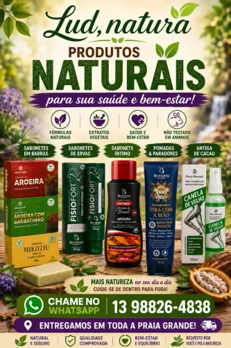Produtos naturais para saúde e bem estar