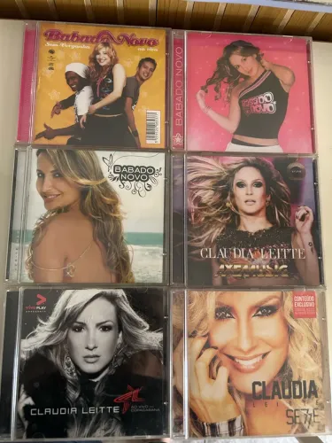 Cds Babado Novo e Claudia Leitte (usados em ótimo estado! todos originais)