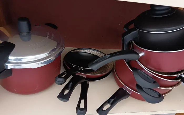 Kit Panelas, frigideiras e leiteira Tramontina Starflon Max 
