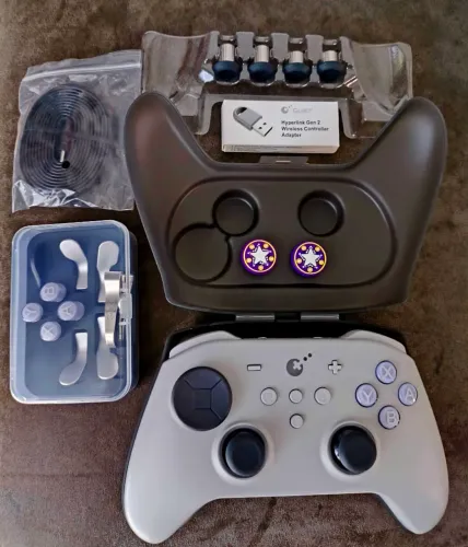 Controle Gulikit TT Max TMR para PC Nintendo Switch 1 e 2 Android e IOS