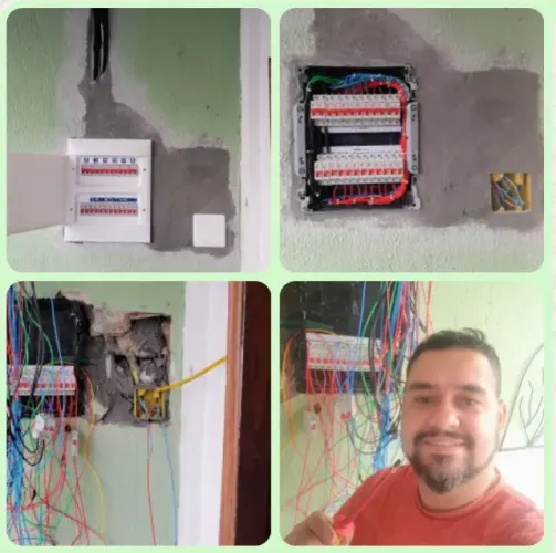 Quadro de distribuição, automação residencial 