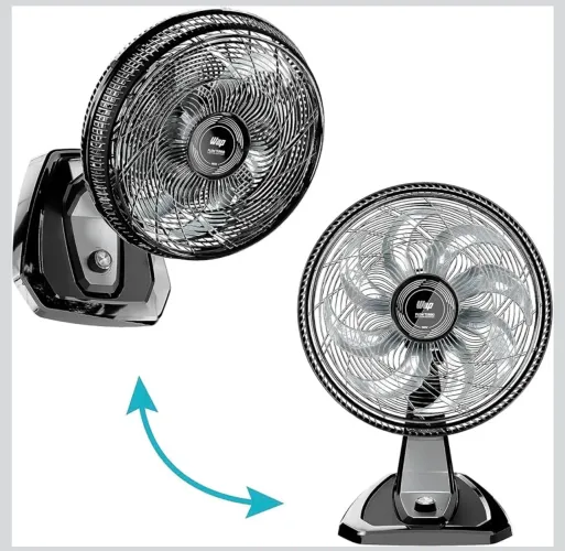 Ventilador de mesa e parede WAP FLOW TURBO, 50cm, 127v. Tecnologia silenciosa e econômica