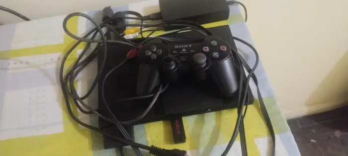 Playstation 2 funcionando tudo completo