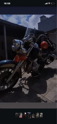 Shineray XY 250 Custom 2011 - Completa com Baús e Bolha Para Mecânico ou Projetos