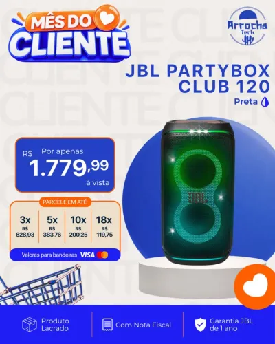 Partybox 120 Club Preta