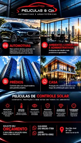 APLICAÇÃO DE PELÍCULAS AUTOMOTIVAS E ARQUITETÔNICAS